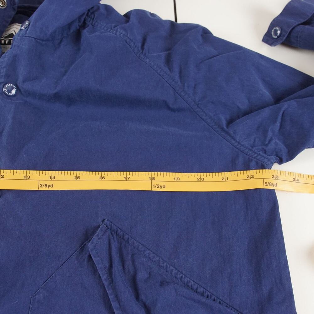 Penfield Davenport Snap Button Dark Blue Cotton Nylon Jacket Mens Sz L - Picture 4 of 12